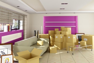 Living rooms with removal boxes within