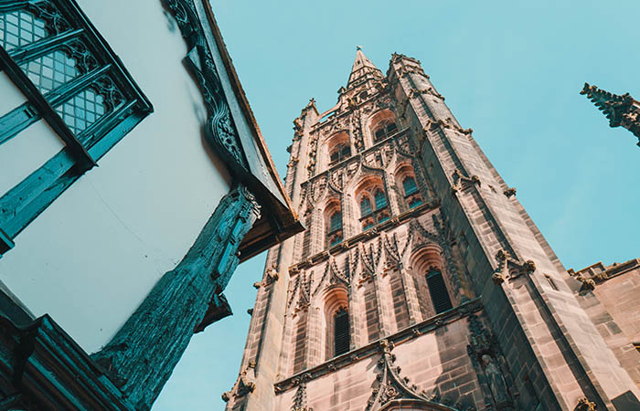 Image of Coventry Cathedral to represent moving from London to Coventry